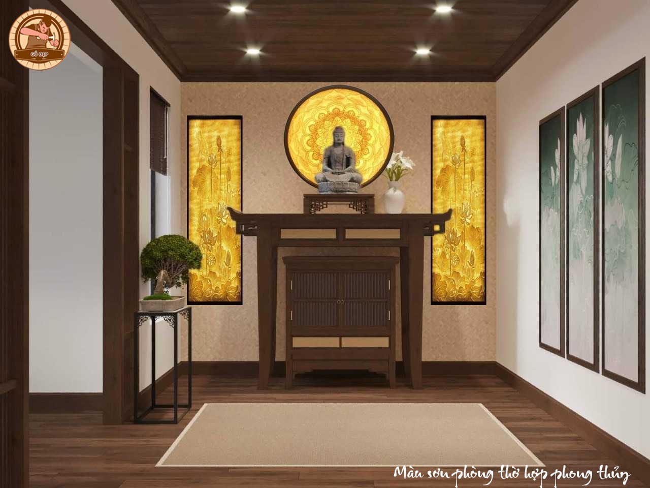 Tầm quan trọng của màu sơn phòng thờ