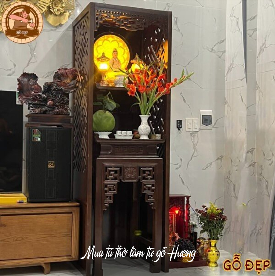 Mua tủ thờ làm từ gỗ Hương cao cấp