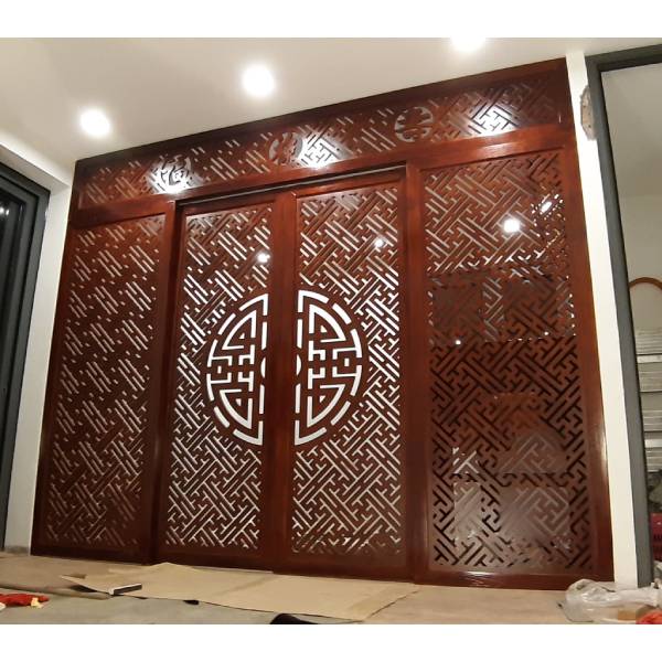 Vách Ngăn Phòng Thờ - TP 36 sau khi hoàn thiện