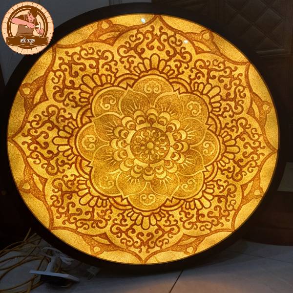 Hình ảnh mẫu Tranh Trúc Chỉ Mandala