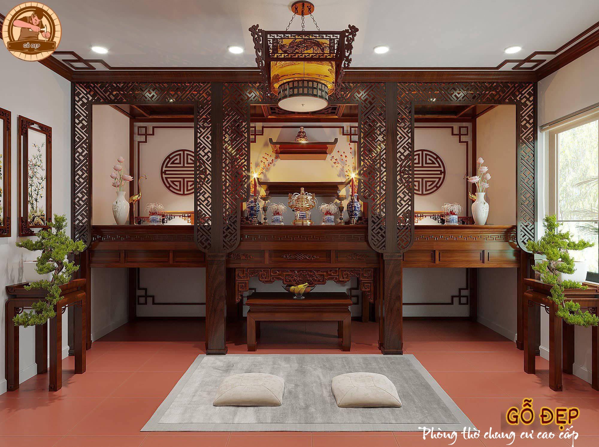 Phòng thờ chung cư cao cấp, chất lượng