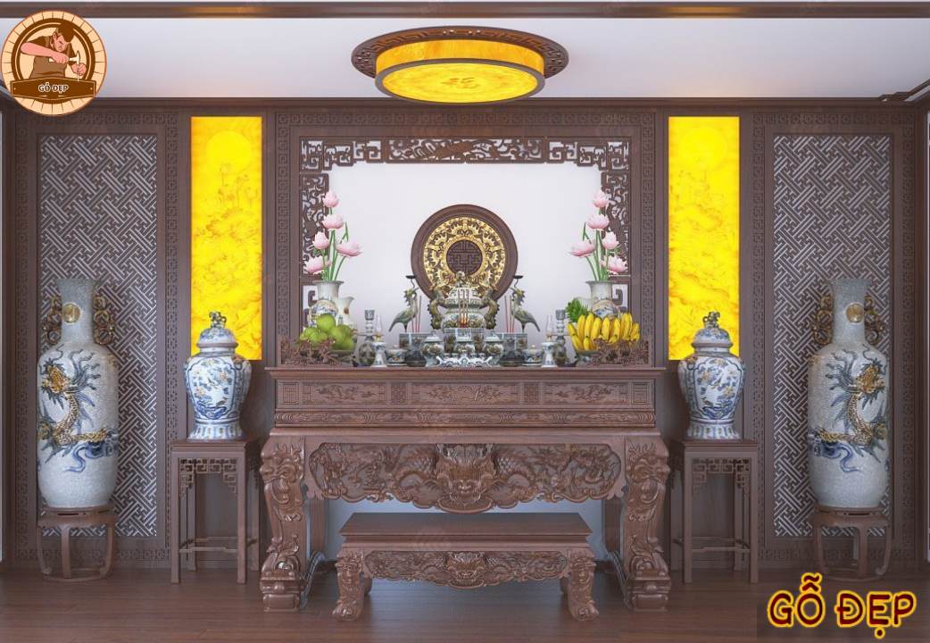 Sập Thờ Cao Cấp ST 147 - Thiết Kế Tinh Tế, Sang Trọng