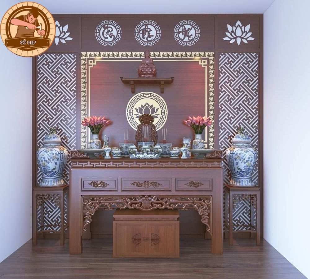 Vị trí đặt bàn thờ theo kiểu nhà khác nhau