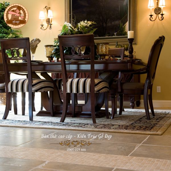 Các mẫu bàn ghế gỗ gụ Lào đẹp, phổ biến hiện nay