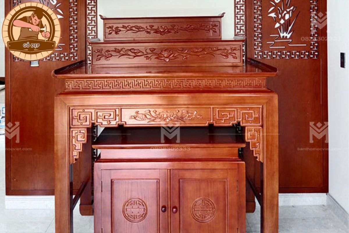 Giới thiệu vài nét về bàn thờ Phật 3 tầng