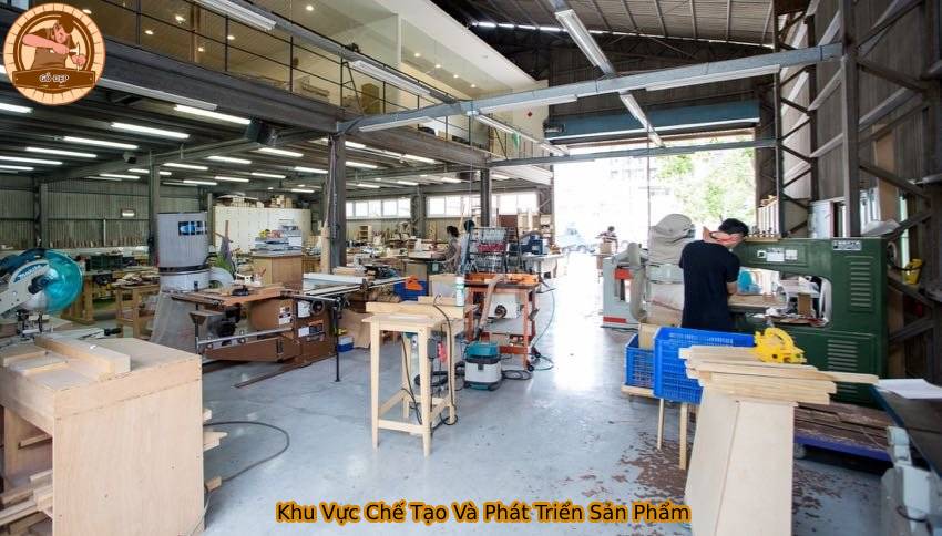 Khu vực chế tạo và phát triển sản phẩm