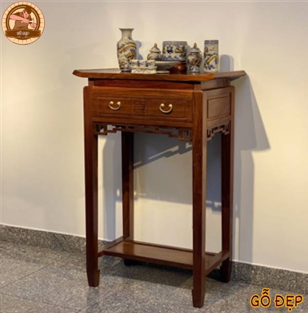 Bàn Thờ Hiện Đại Gỗ Sồi BT503 - đơn giản, chuẩn phong thủy