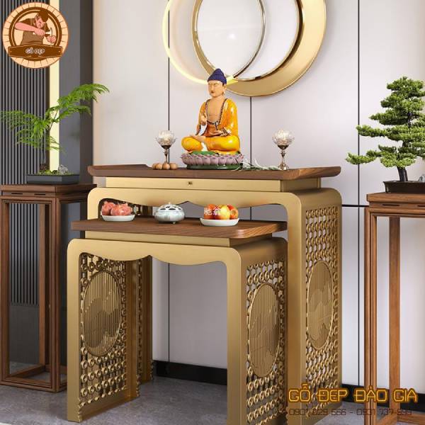 Mẫu Tủ Thờ Bàn Thờ Phật Hiện Đại BT012