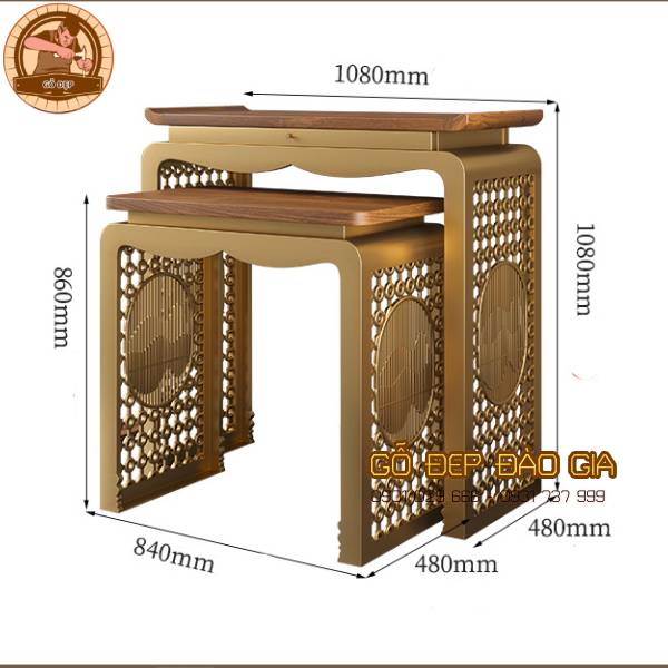 Mẫu Tủ Thờ Bàn Thờ Phật Hiện Đại BT012