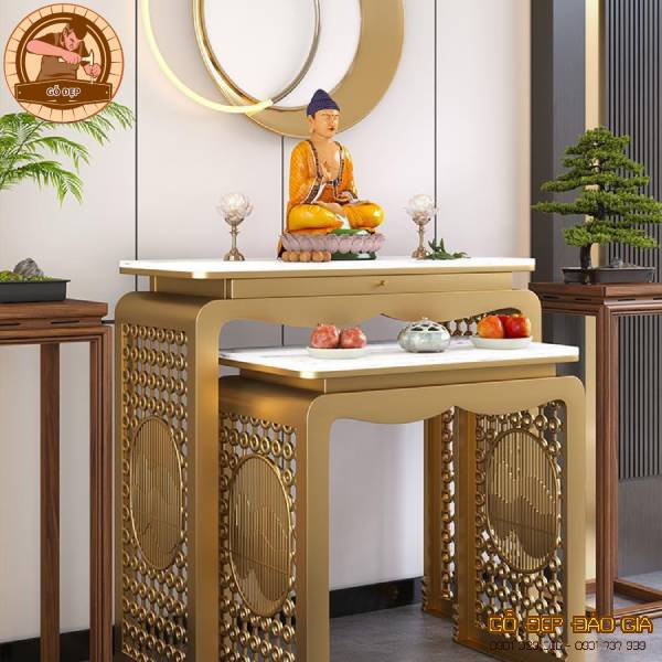 Mẫu Tủ Thờ Bàn Thờ Phật Hiện Đại BT012