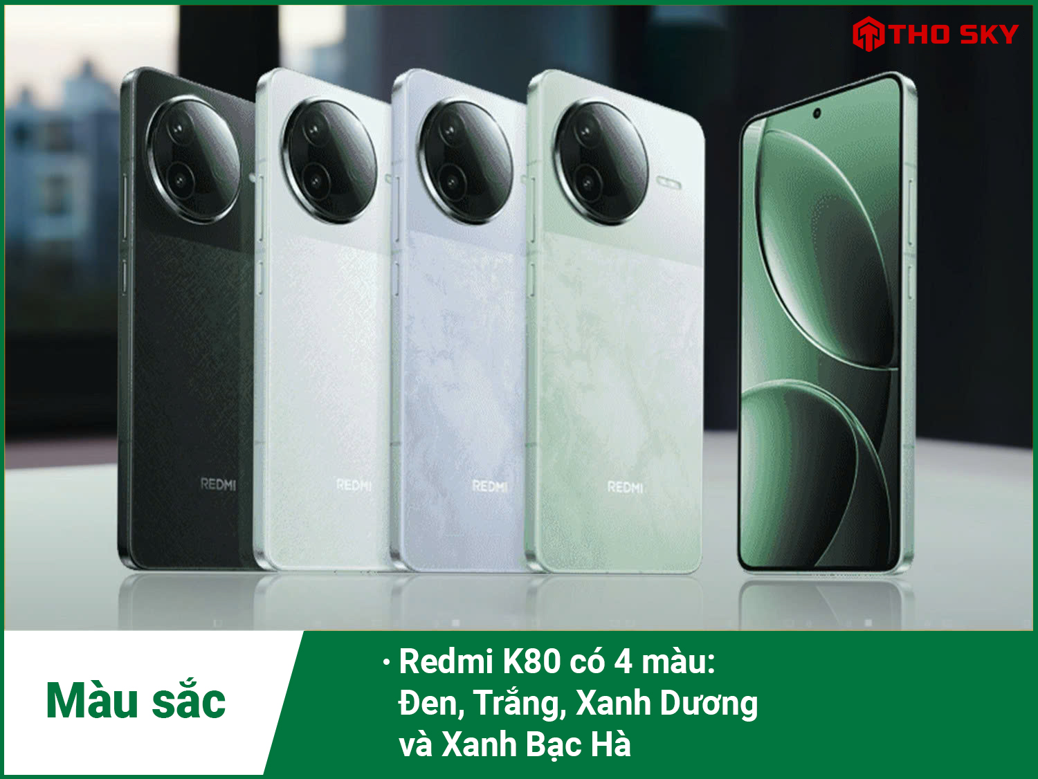 Màu sắc K80