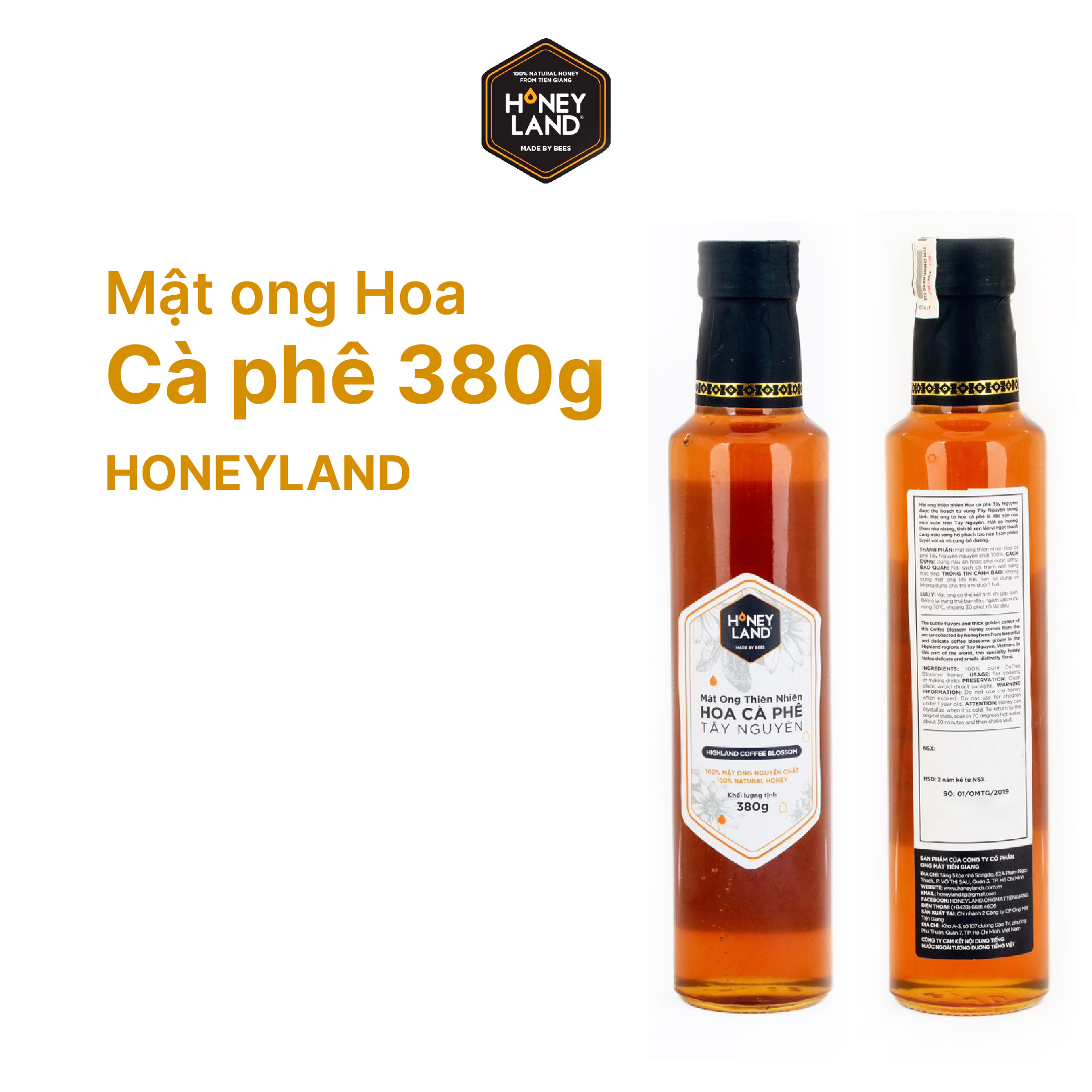 MẬT ONG HOA CÀ PHÊ TÂY NGUYÊN 380 Gram