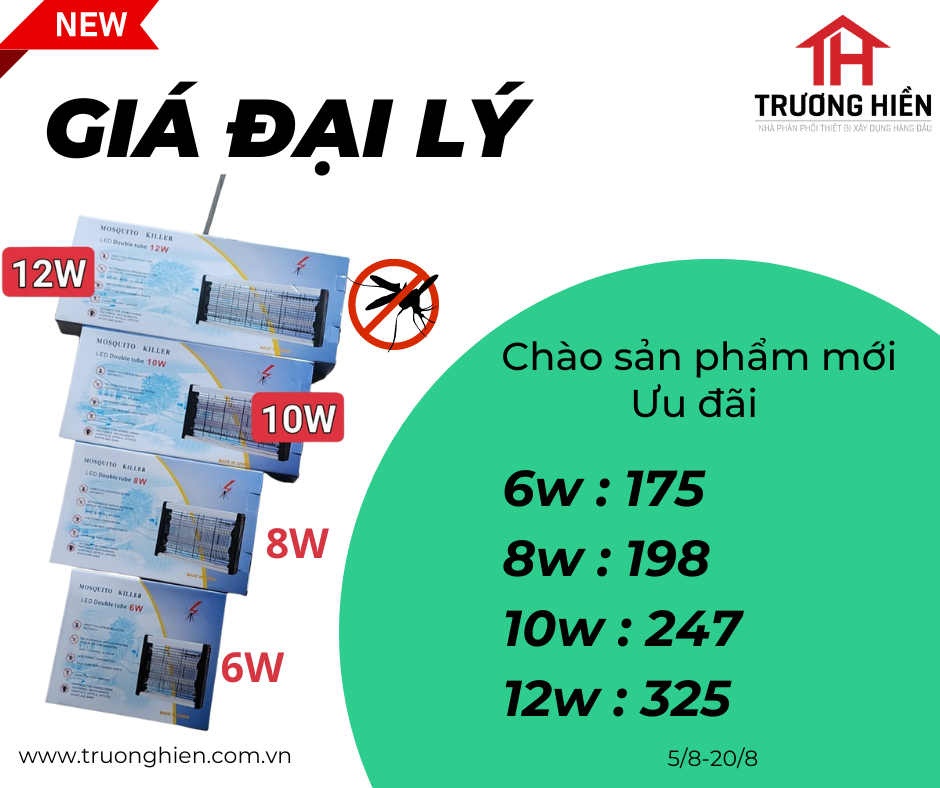 Đèn bắt muỗi thương hiệu uy tín-Bảo vệ sức khoẻ gia đình