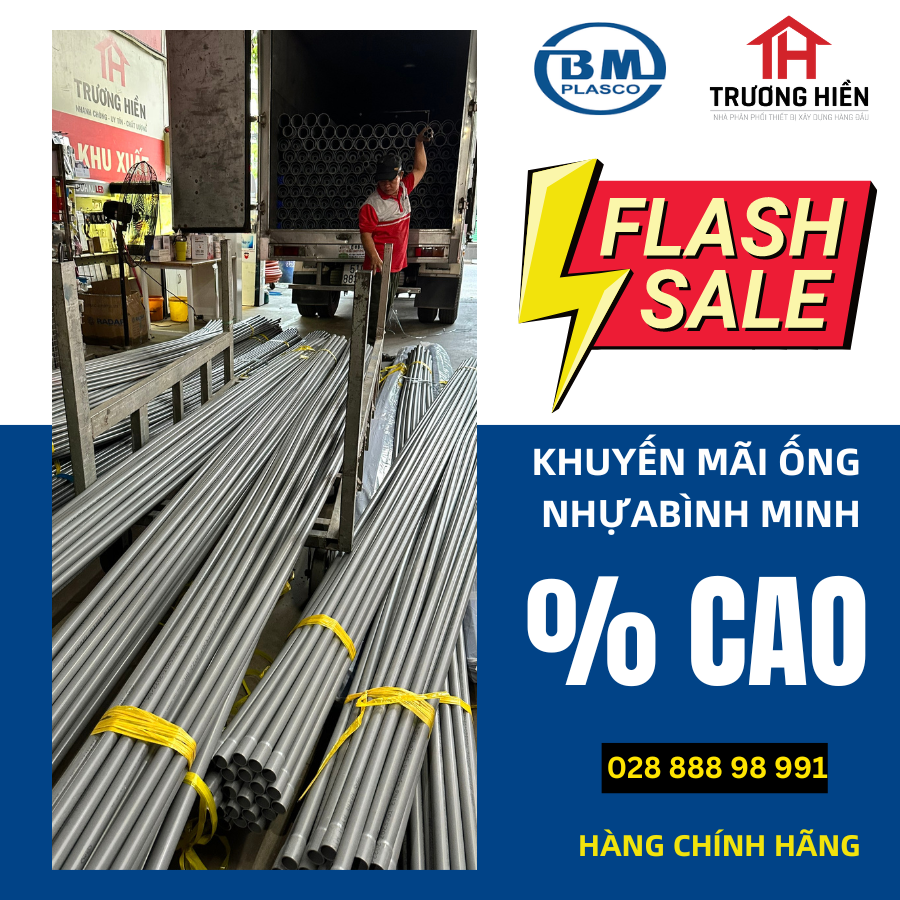 Nhà phân phối ống nhựa Bình Minh chính hãng, giá sỉ cạnh tranh