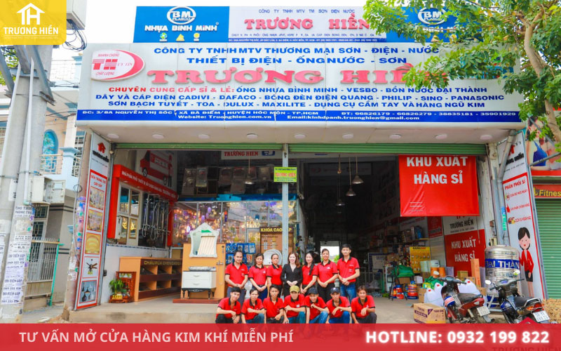 Cần thiết kế cửa hàng kim khí thu hút, trưng bày sản phẩm khoa học