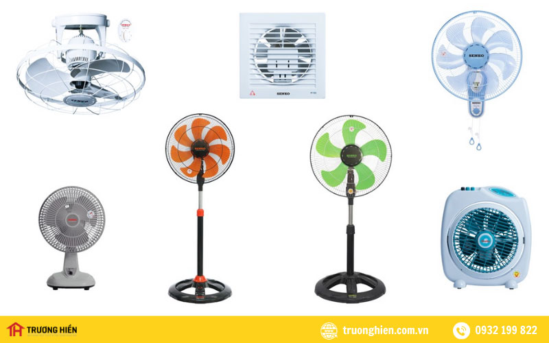 Đại lý quạt Senko giá gốc Trương Hiền có sẵn đầy đủ các loại quạt Senko