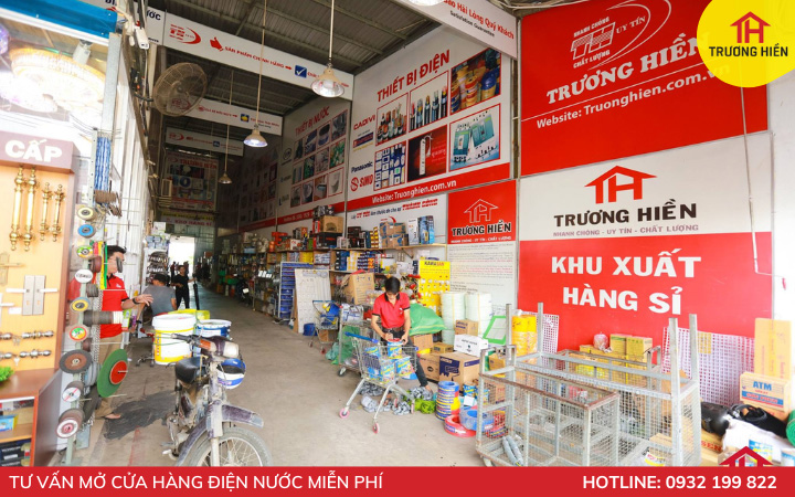 Chọn mặt bằng có diện tích phù hợp để trưng bày sản phẩm