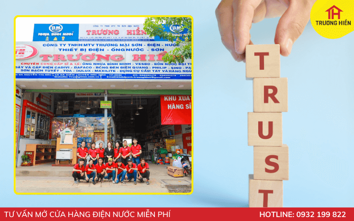 Lòng tin và uy tín trong kinh doanh điện nước