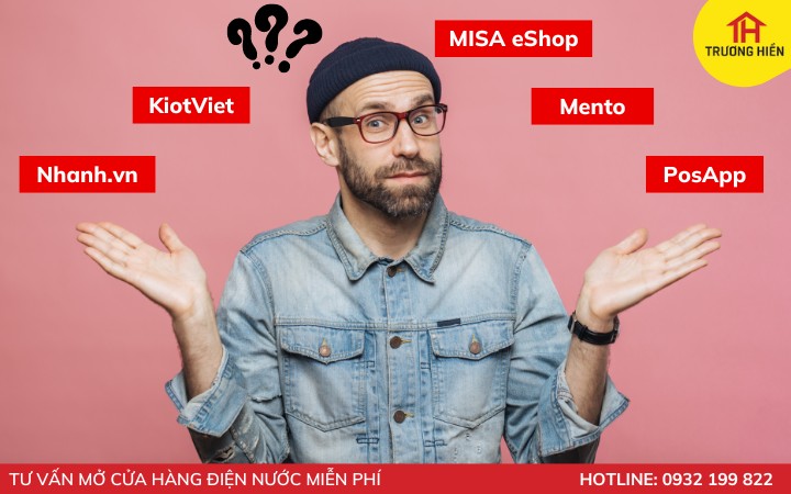 Nên chọn phần mềm quản lý cửa hàng điện nước nào?