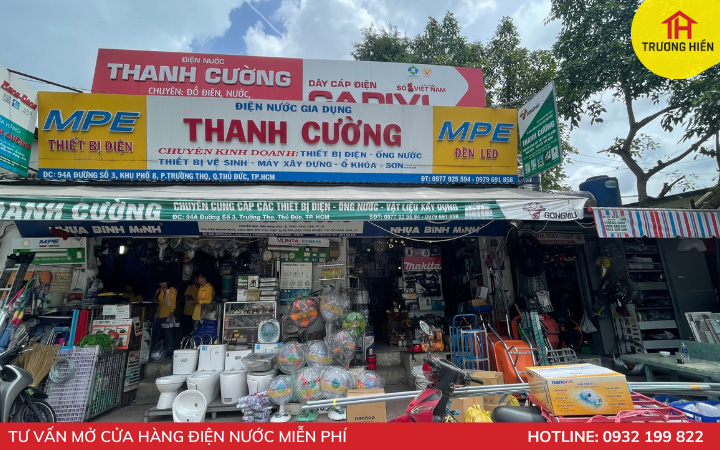 Cần nghiên cứu thị trường và các cửa hàng điện nước xung quanh