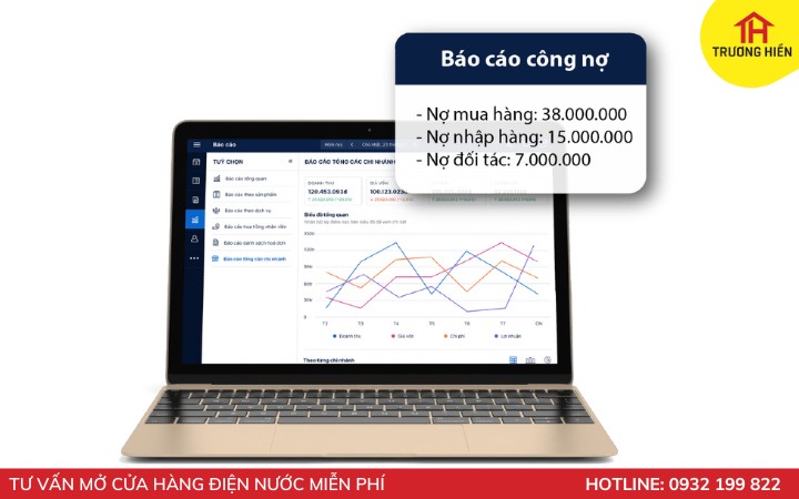 Báo cáo dễ dàng với phần mềm PosApp