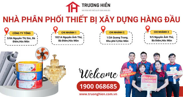 Nhà phân phối thiết bị điện nước Trương Hiền