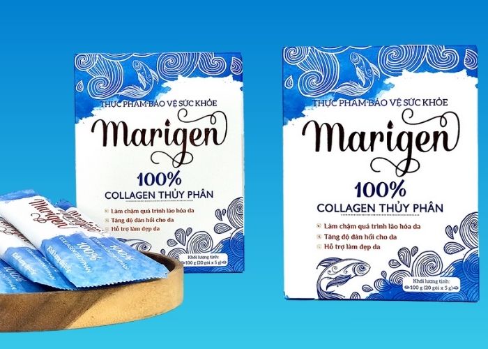 Bột uống Marigen 100% collagen thủy phân