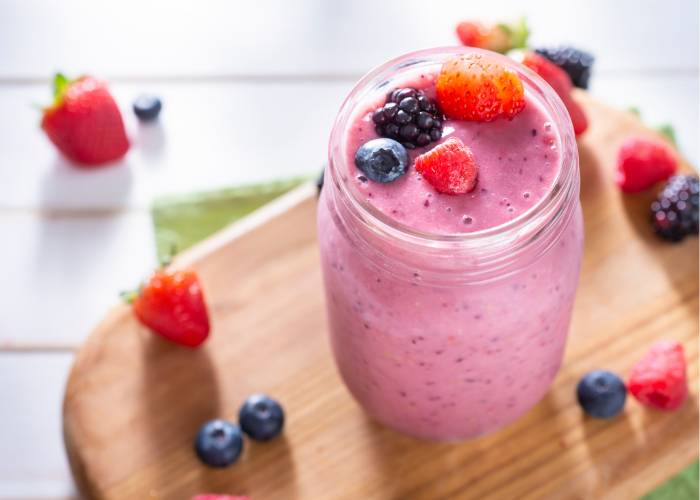 thay bữa ăn sáng bằng sinh tố