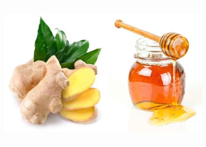 ủ tóc bằng gừng và mật ong