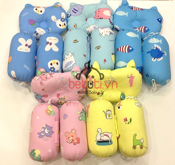 Bộ gối chặn bông có tai