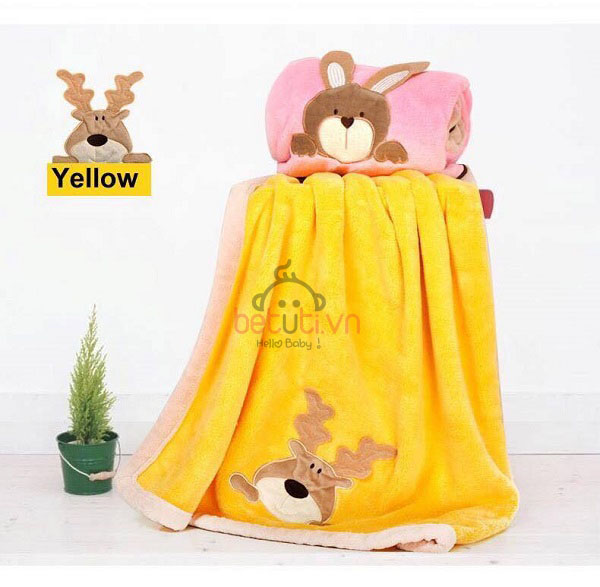 Chăn gấu Carter màu vàng