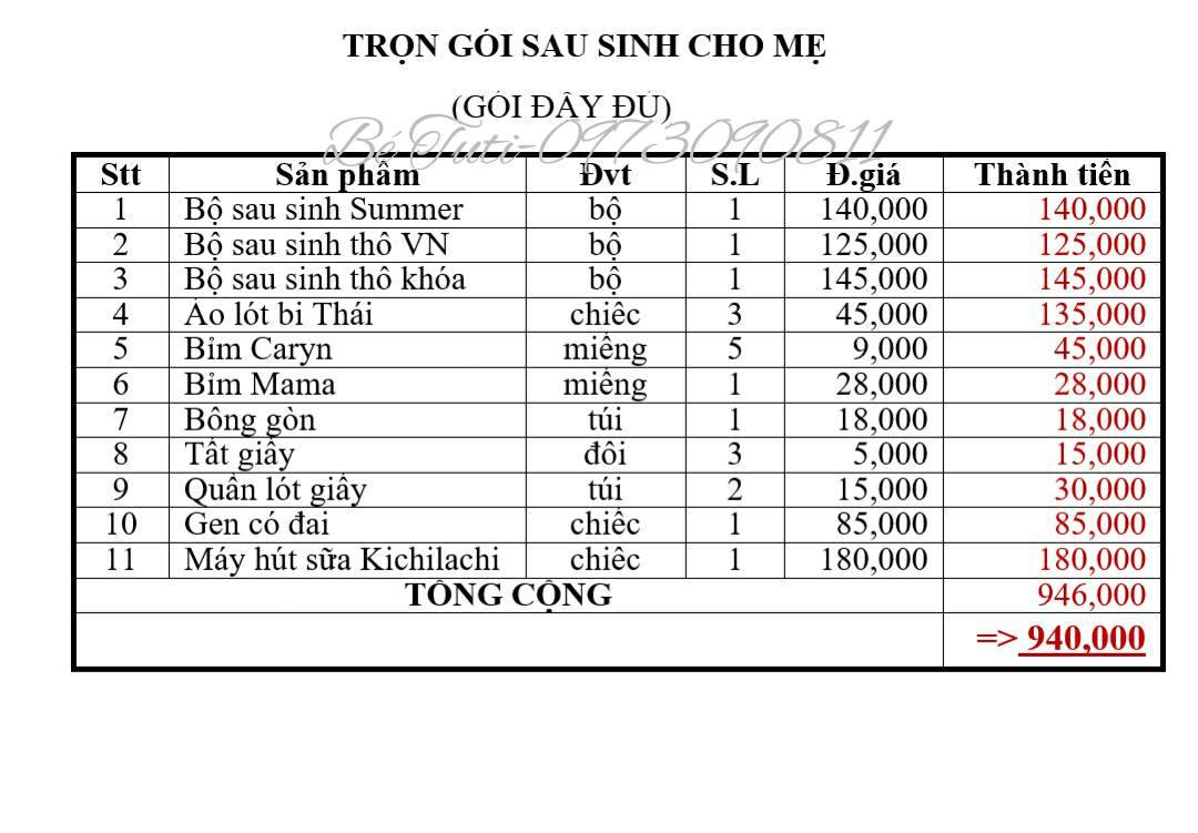 do-dung-cho-me-va-be-sau-sinh