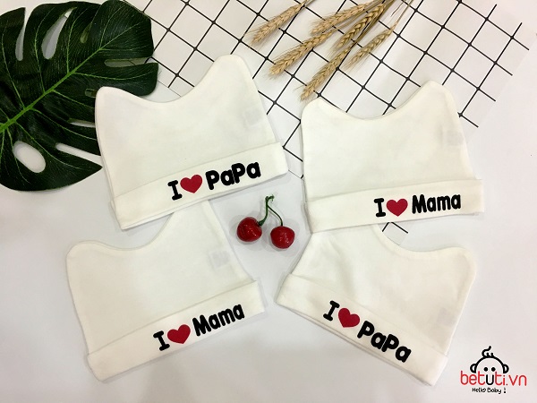 Mũ Papa Mama tại Bé Tuti shop