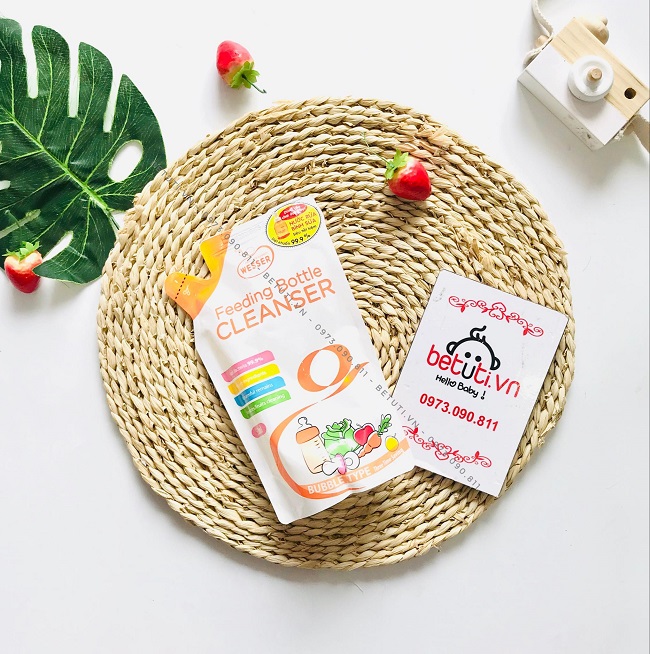 Nước rửa bình Wesser dạng túi 500ml