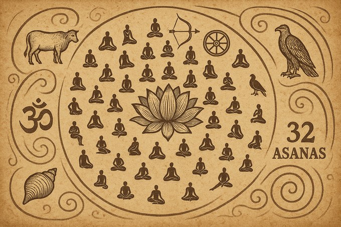 Hành trình trở về cội nguồn Yoga: Khai mở 32 tư thế cổ xưa