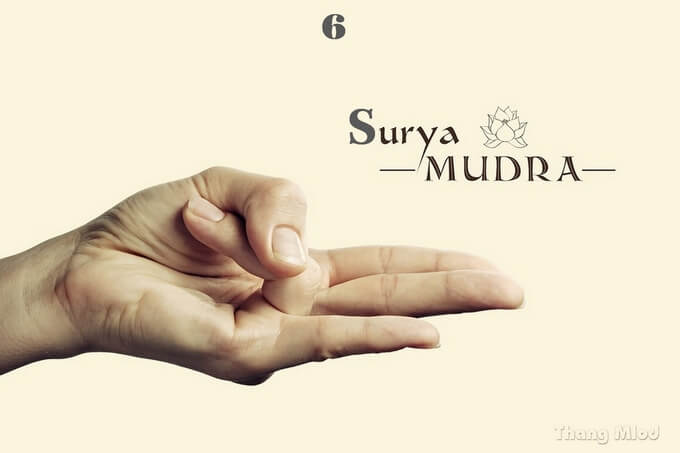 Ấn Surya Mudra