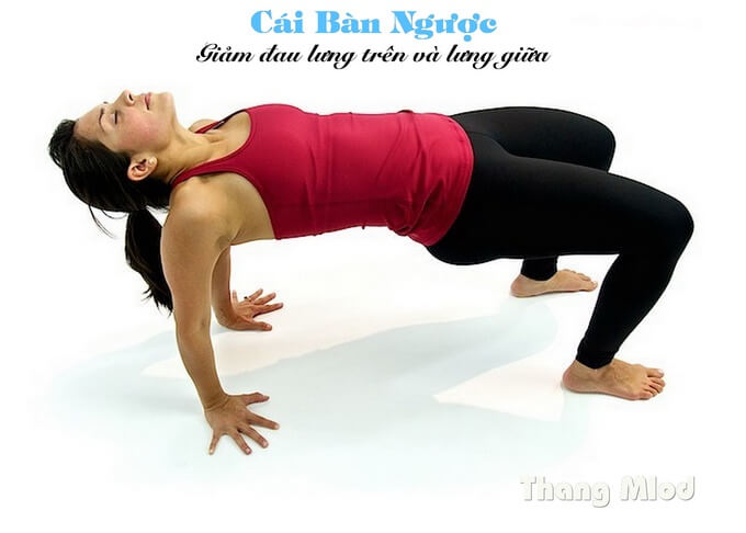 Tư Thế Cái Bàn Ngược / Con Cua (Ardha Purvottanasana - Reverse Table Top Pose / Crab Pose)