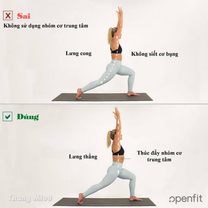 Không Sử Dụng Nhóm Cơ Trung Tâm