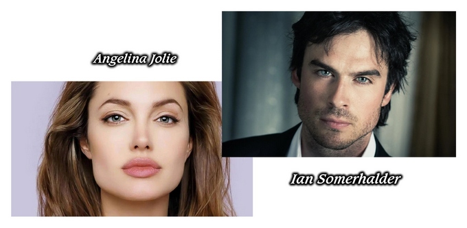 Mắt sáng đẹp của Angelina Jolie và Ian Somerhalde