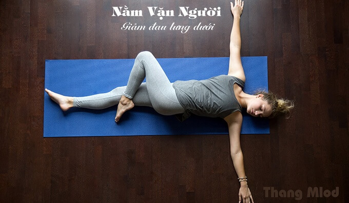 Tư Thế Nằm Vặn Người (Supta Matsyendrasana - Supine Spinal Twist)