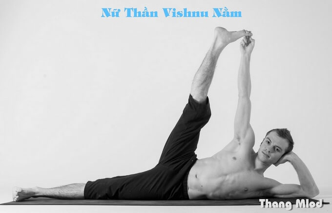 Nữ Thần Vishnu Nằm (Anantasana - Vishnu’s Couch).