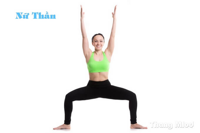 tư thế Nữ Thần - Goddess Pose