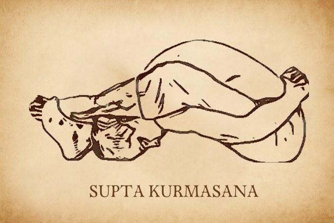 Supta Kurmasana (Tư thế Con Rùa Ngủ)