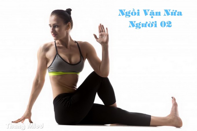 Ngồi Vặn Nửa Người 02 (Ardha Matsyendrasana - Half Seated Twist 02)