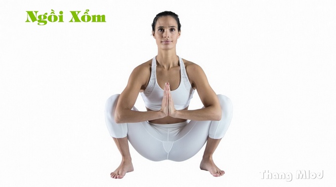 Tư thế Ngồi Xổm (Malasana - Garland Pose)
