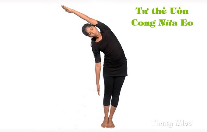 Tư thế Uốn Cong Nửa Eo (Ardha Katichakrasana - Half Waist Wheel Pose)