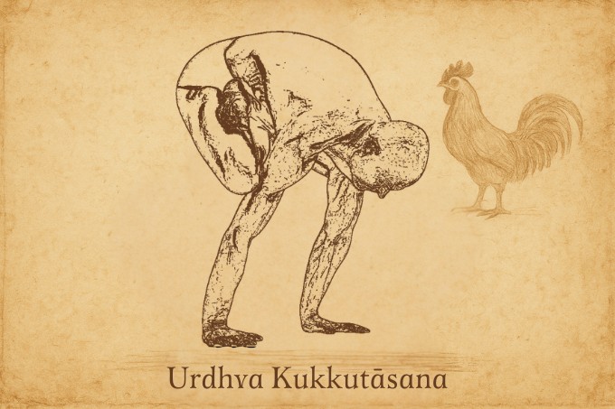 Urdhva Kukkutasana (Con Gà Thẳng)
