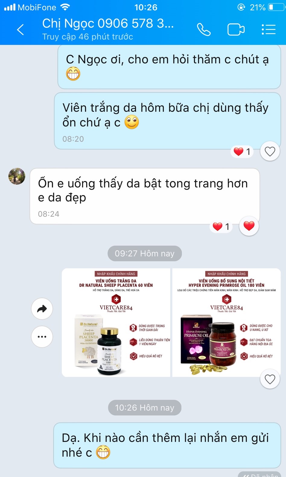 Viên uống trắng da Úc Dr Natural Beauty skin Sheep placenta 30000 White Glutathione