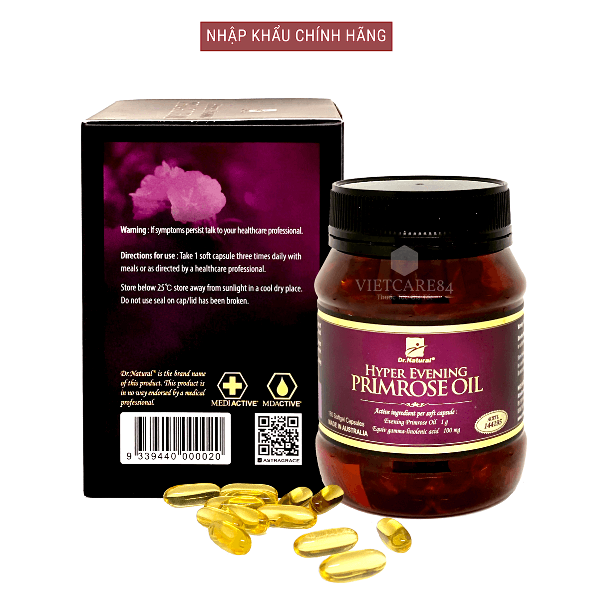 Viên uống bổ sung nội tiết tố nữ Hyper Evening Primrose Oil