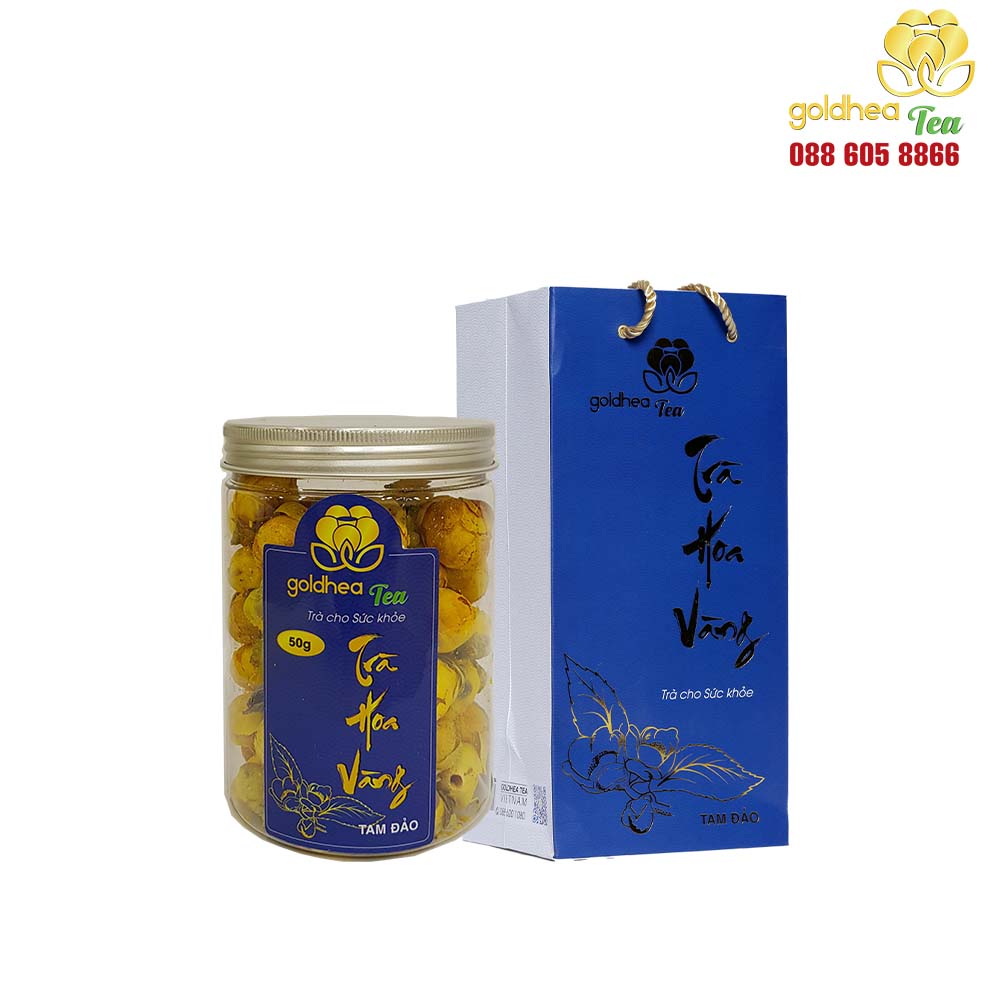 Trà hoa vàng Goldhea Tea lọ 50gr